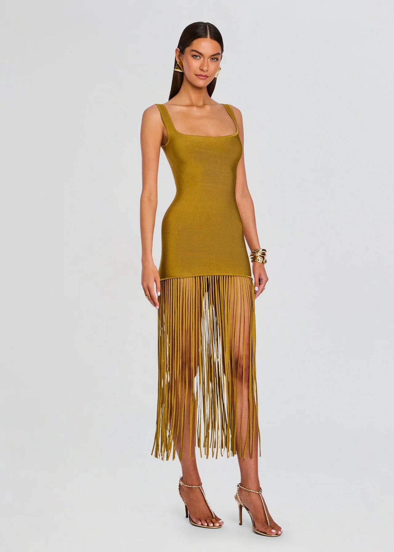 Saddler Dress Ochre - Retrofête