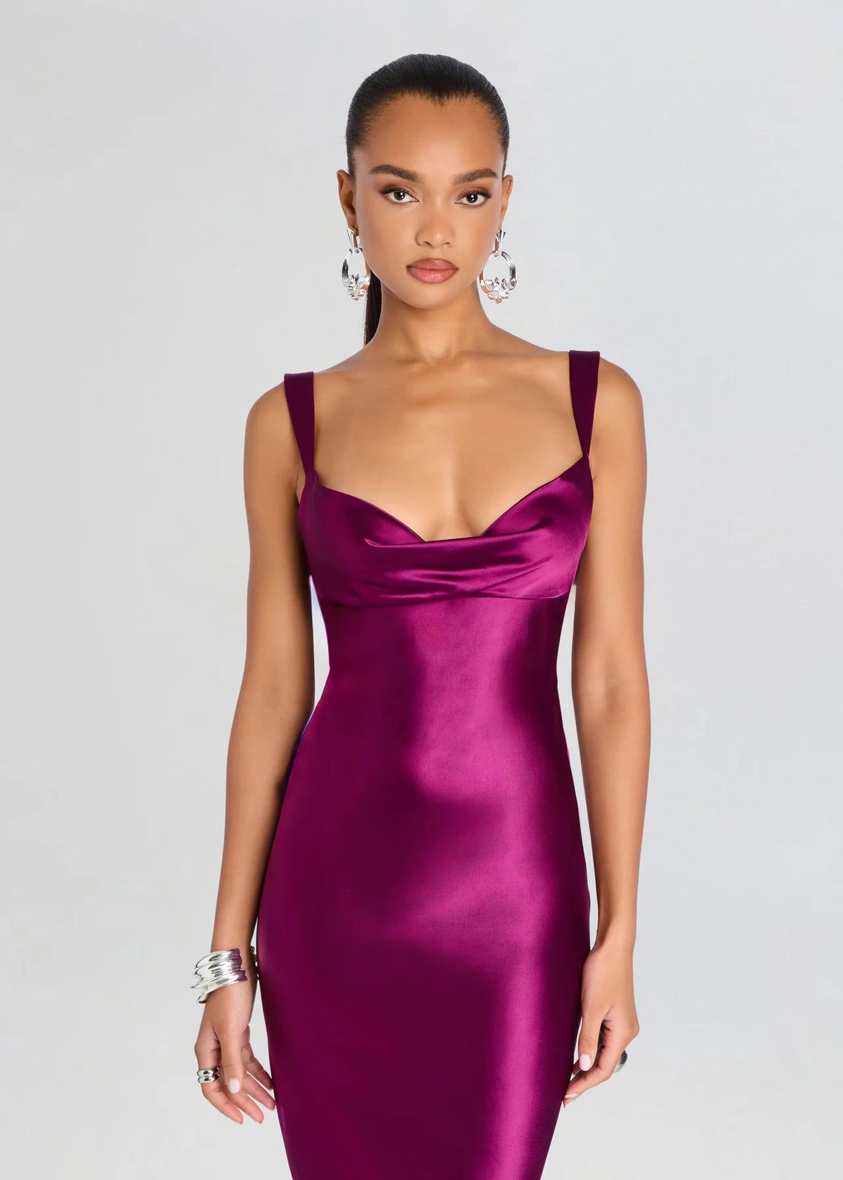 Vinicia Dress Groseille - Retrofête