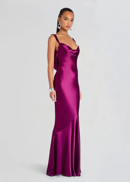 Vinicia Dress Groseille - Retrofête