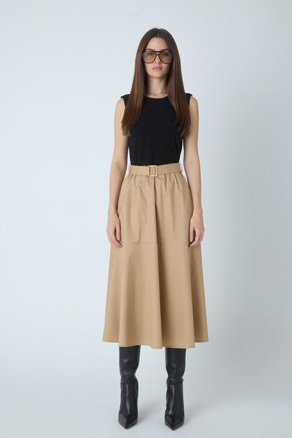 Wyatt Dress Black/Khaki - JS71