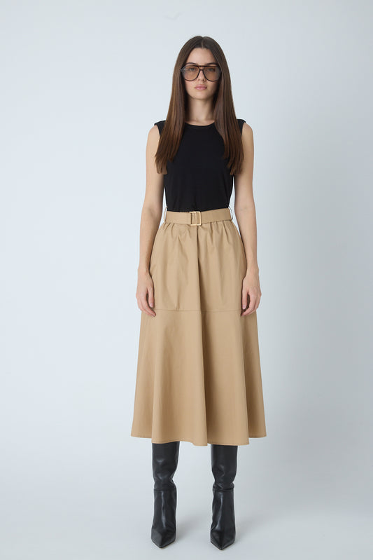 Wyatt Dress Black/Khaki - JS71