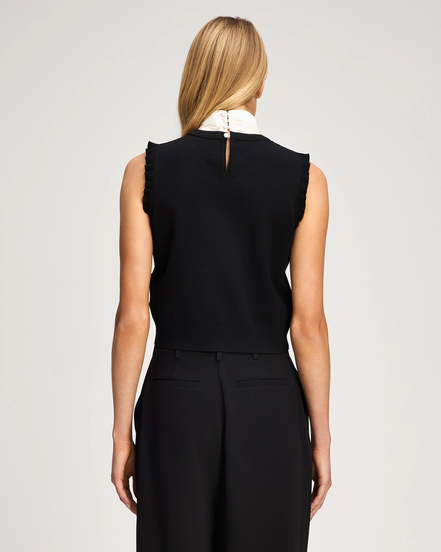 Chiara Top Black/Gardenia - Cinq à Sept