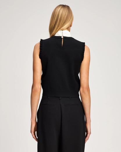 Chiara Top Black/Gardenia - Cinq à Sept