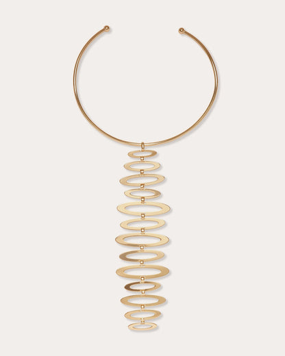Emerie Statement Necklace Gold - Ramy Brook