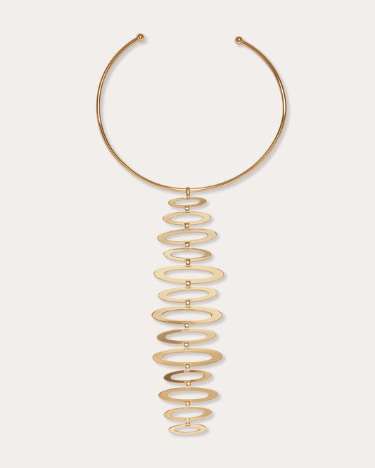 Emerie Statement Necklace Gold - Ramy Brook