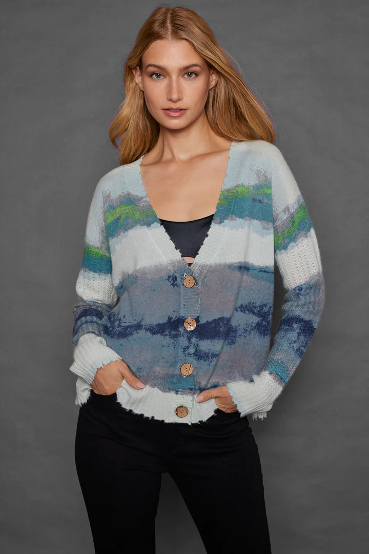 Color Coded Cardi Barely Blue - Lisa Todd