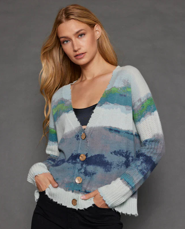 Cashmere Poncho Flagstone - Jackie Z Style Co. main image 1