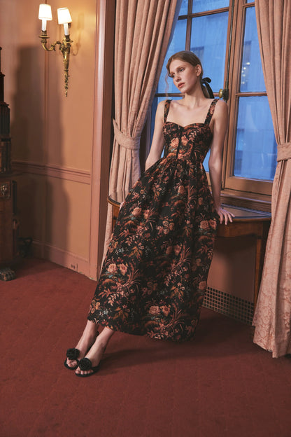 Pheobe MidI Dress Pindell Black - Cara Cara