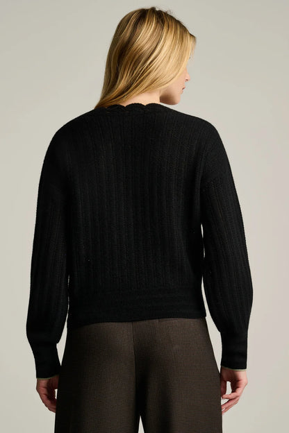 First Date Cashmere Sweater Onyx - Lisa Todd