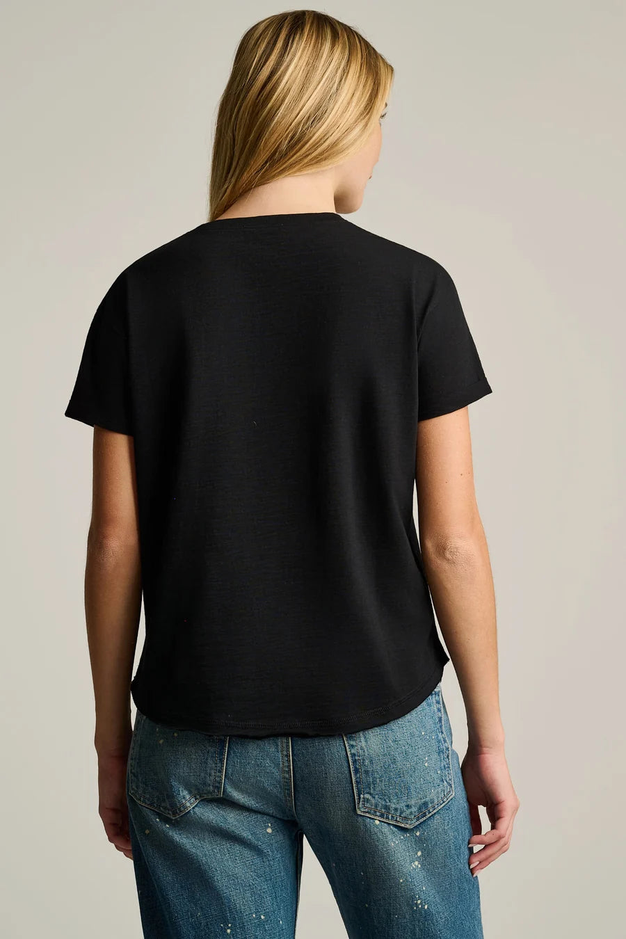 All Smiles Tee Black - Lisa Todd