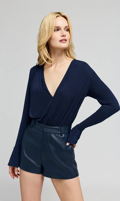 Elio Matte Jersey Bodysuit Peacock - Generation Love
