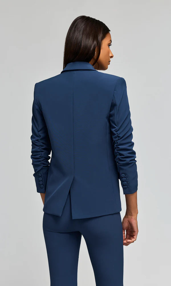 Meadow Crepe Blazer Peacock - Generation Love