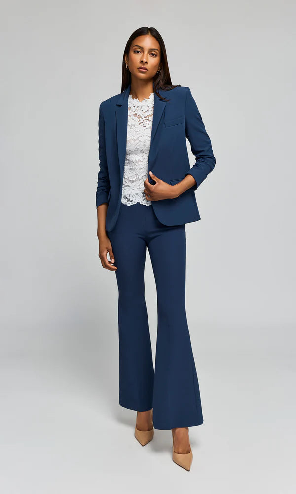 Meadow Crepe Blazer Peacock - Generation Love