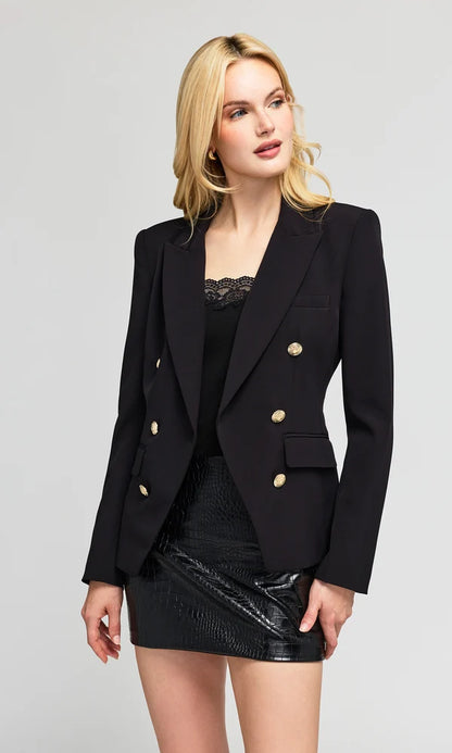 Montena Crepe Blazer Black - Generation Love
