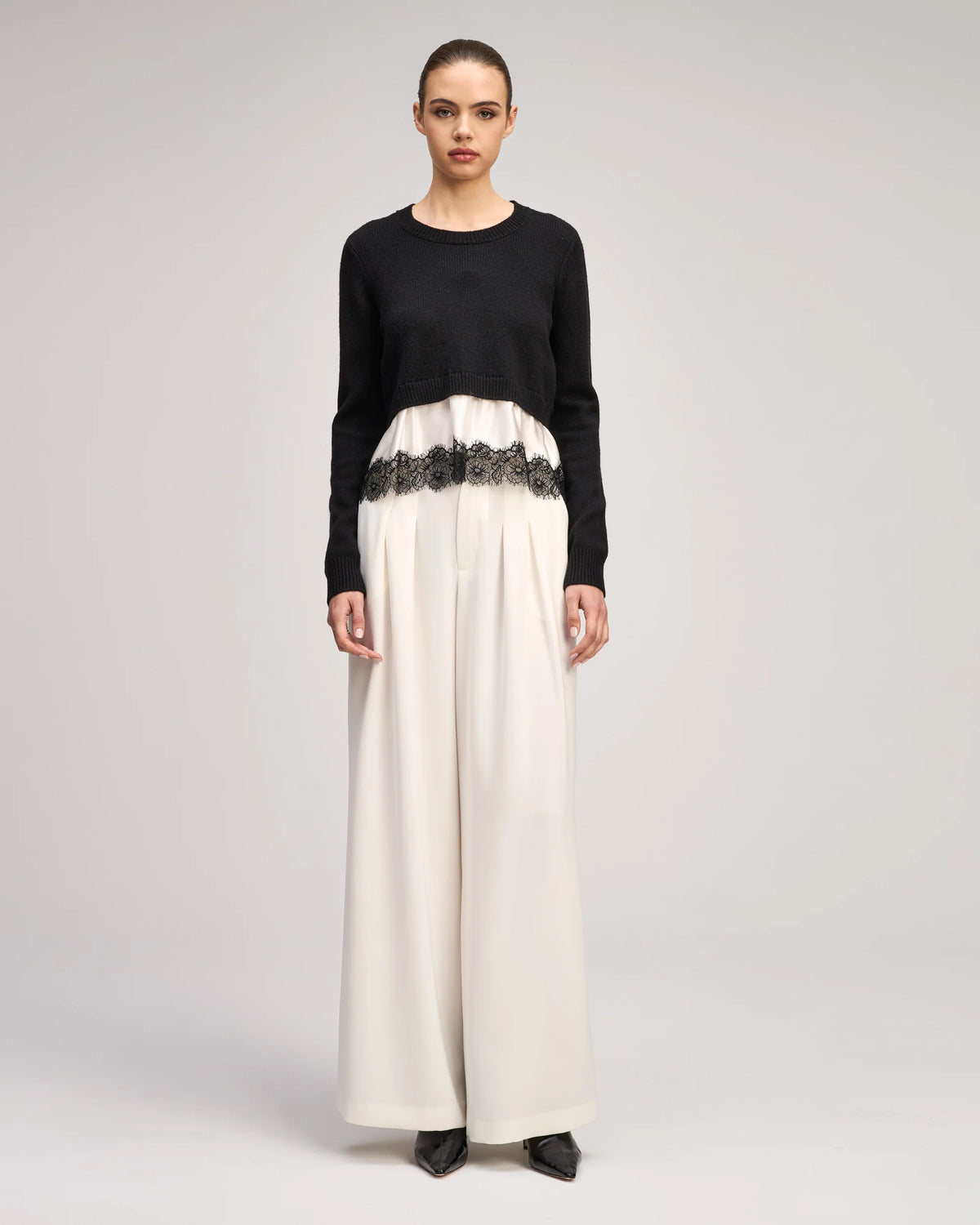 Zyla Pullover Black/Ivory - Cinq à Sept