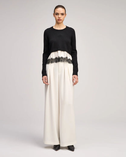 Zyla Pullover Black/Ivory - Cinq à Sept