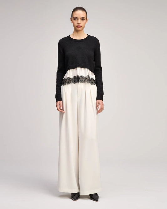 Zyla Pullover Black/Ivory - Cinq à Sept