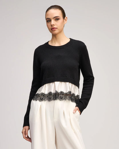 Zyla Pullover Black/Ivory - Cinq à Sept