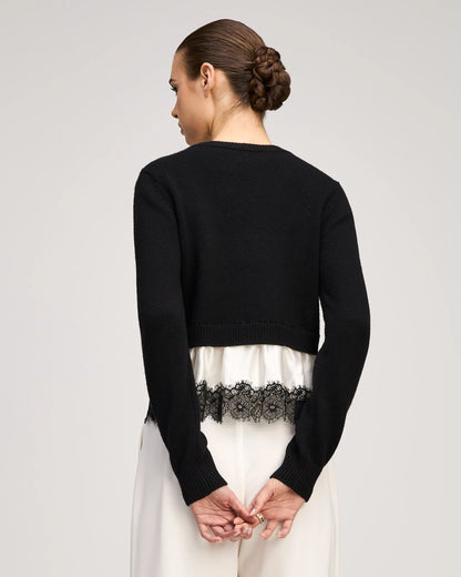 Zyla Pullover Black/Ivory - Cinq à Sept