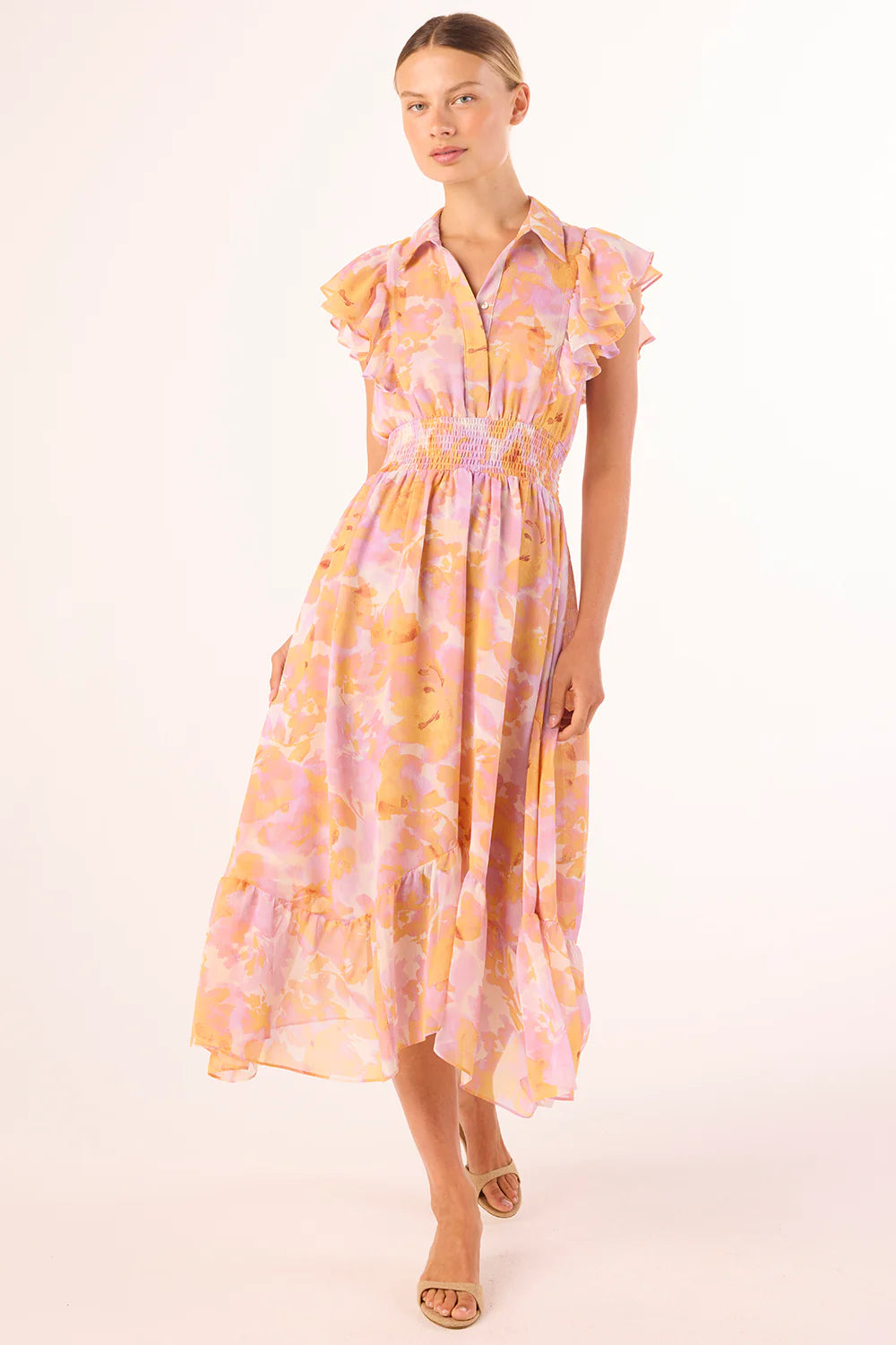 Florencia Dress Watercolor Flora - MISA