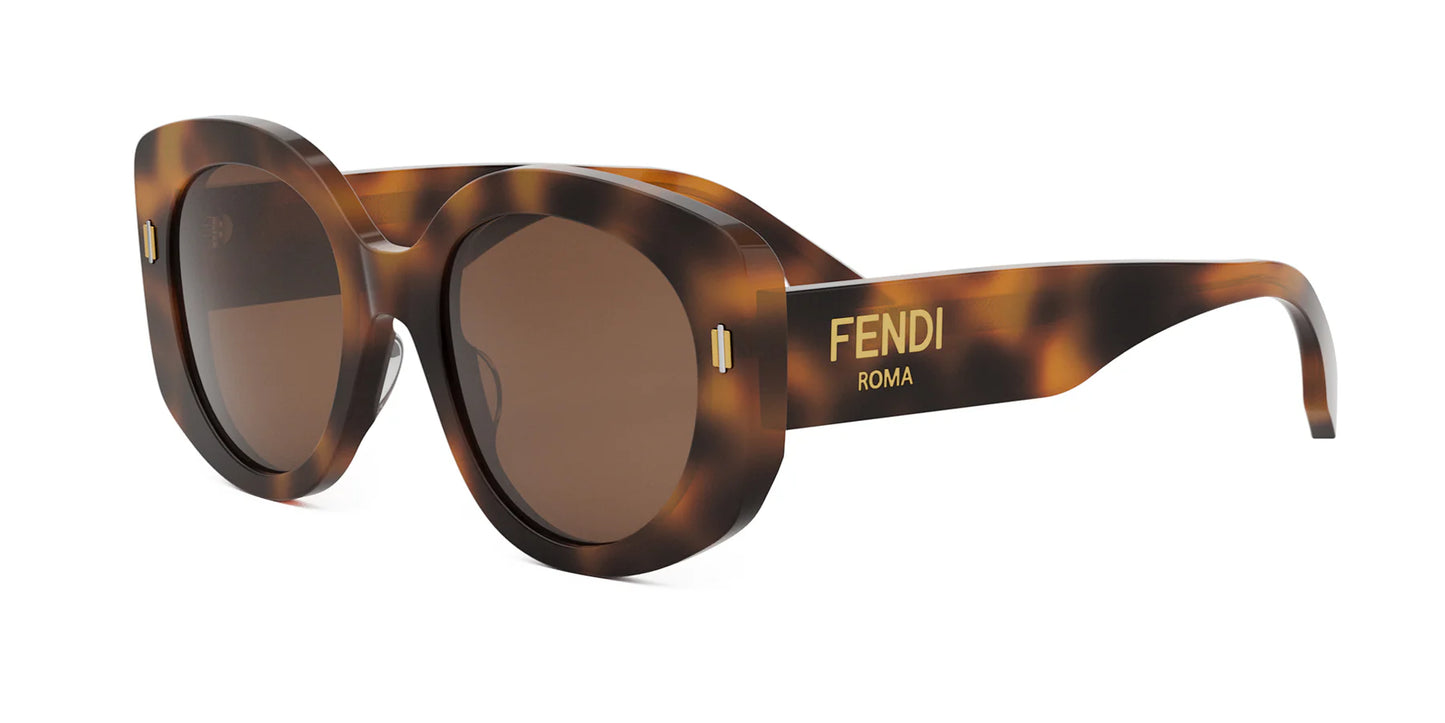 Fendi Roma Blonde Havana Brown Sunglasses - FENDI