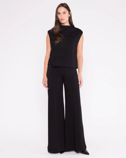 Scuba Wide Leg Pant Black - Ripley Rader