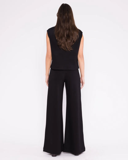Scuba Wide Leg Pant Black - Ripley Rader