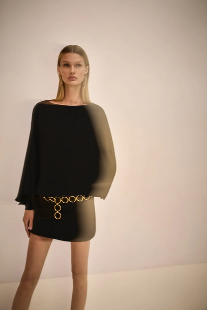 Kellis Dress Black - Alexis