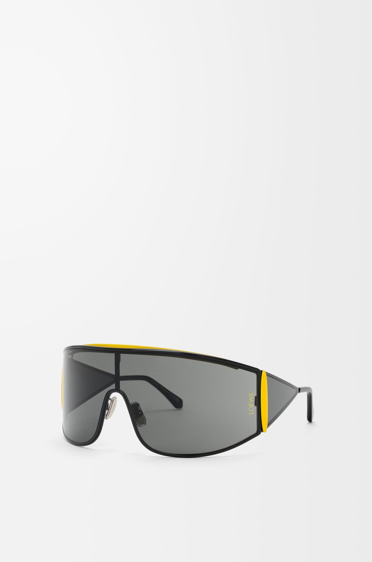 Speed Shield Sunglasses Black/Yellow - Loewe
