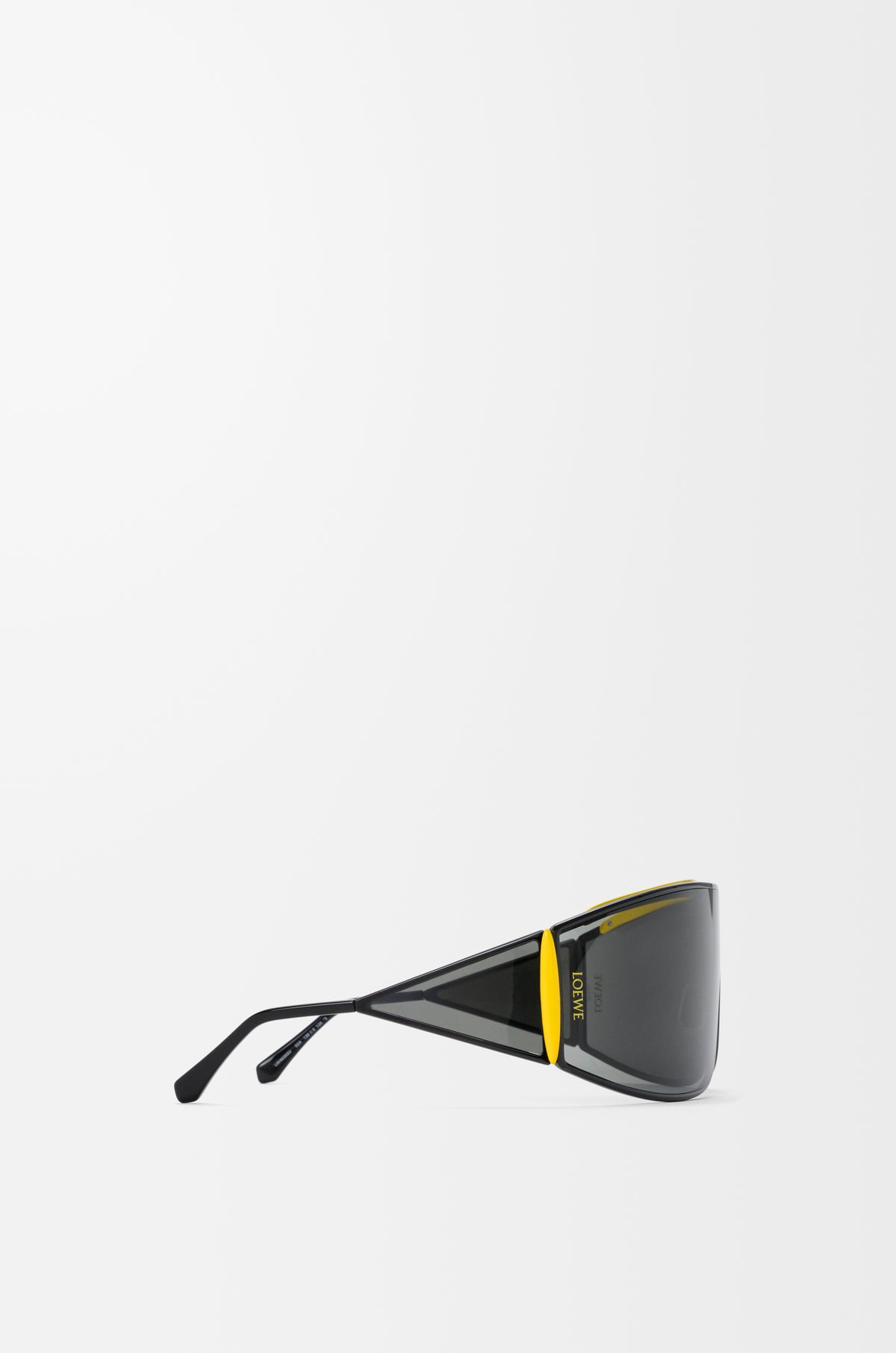 Speed Shield Sunglasses Black/Yellow - Loewe
