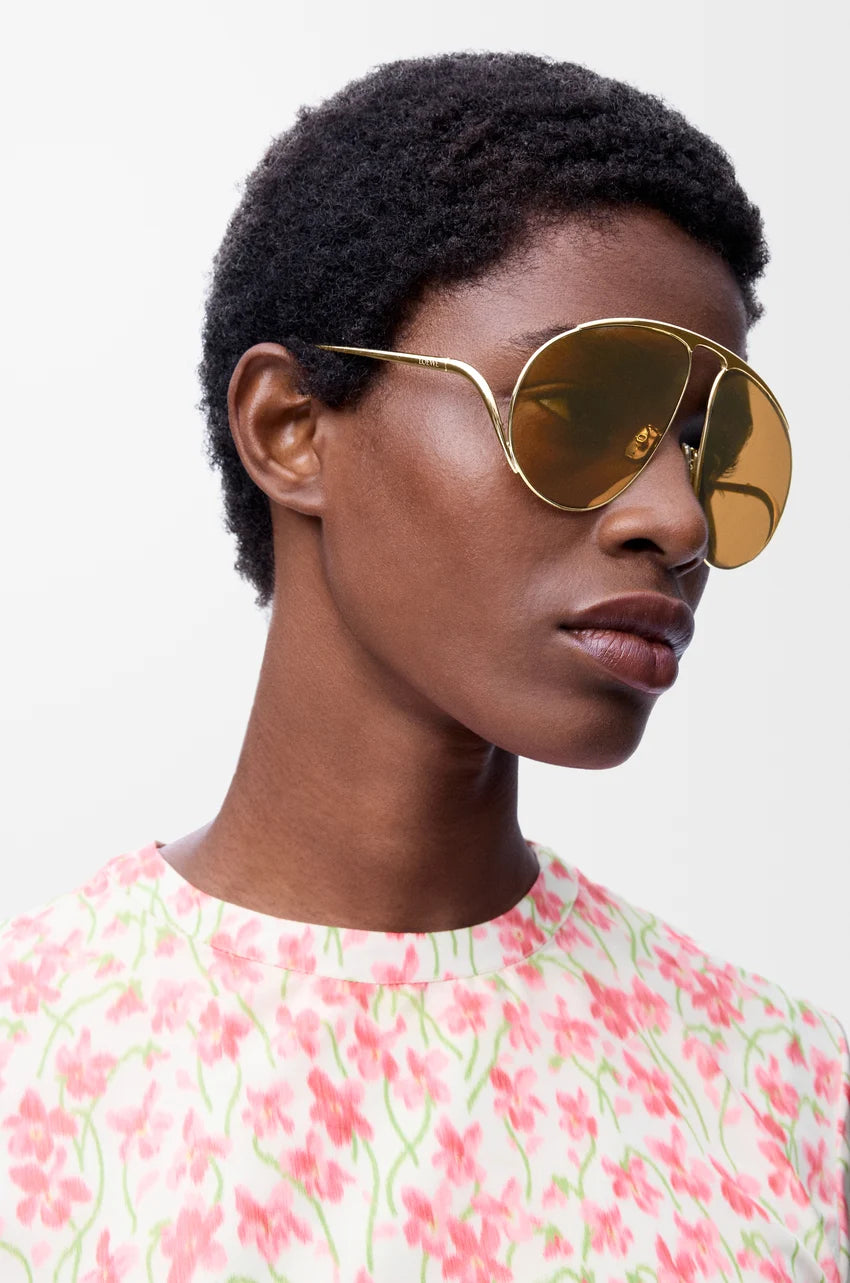 Hillock Sunglasses Gold - Loewe