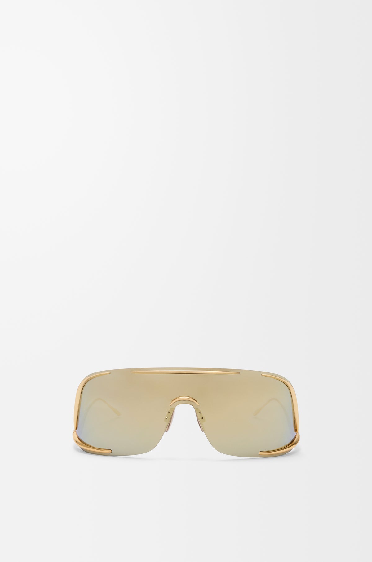 Shield Mask Sunglasses Gold - Loewe