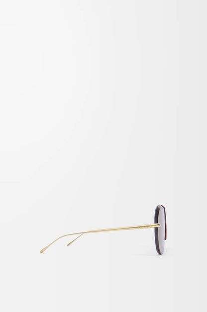 Safari Sunglasses Burgundy - Loewe