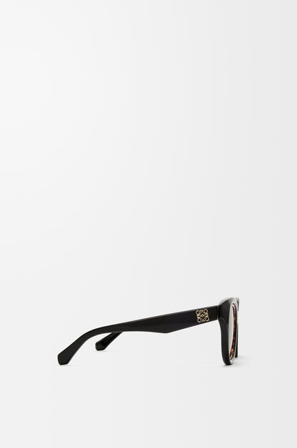 Mini Anagram Butterfly Sunglasses Black - Loewe