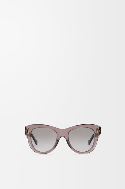 Vintage Screen Sunglasses Transparent Brown - Loewe