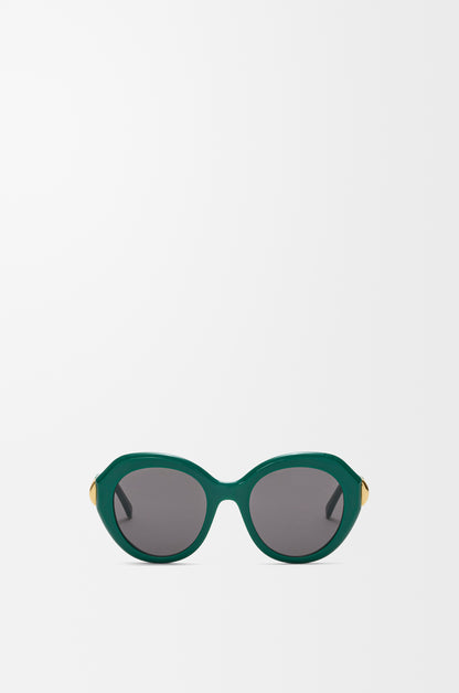 Coil Butterfly Sunglasses Emerald Green - Loewe