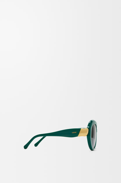 Coil Butterfly Sunglasses Emerald Green - Loewe