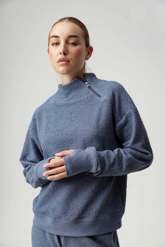 Genie Pullover Steel Blue - Sundays