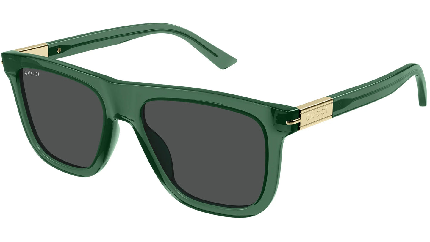 Men's Recycled Acetate Sunglasses Green - Gucci