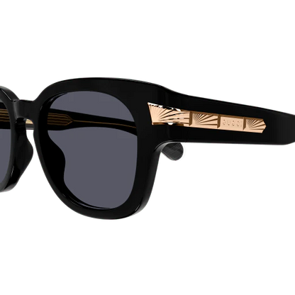 Men's Acetate Recycled Sunglasses Black  - Gucci