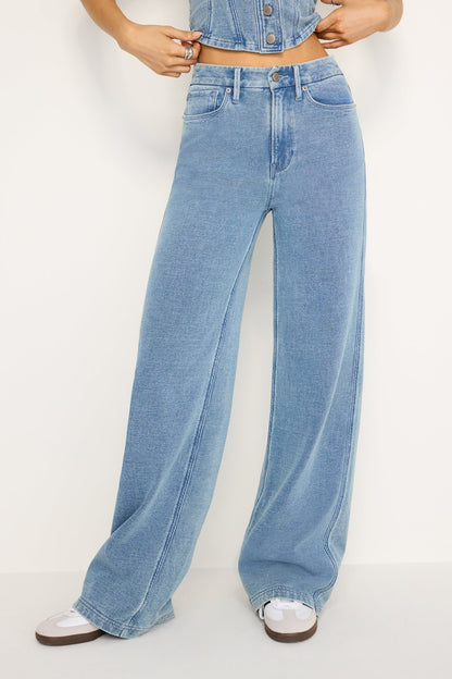 Jeanius Good Skate Sweatpants Indigo586 - Good American