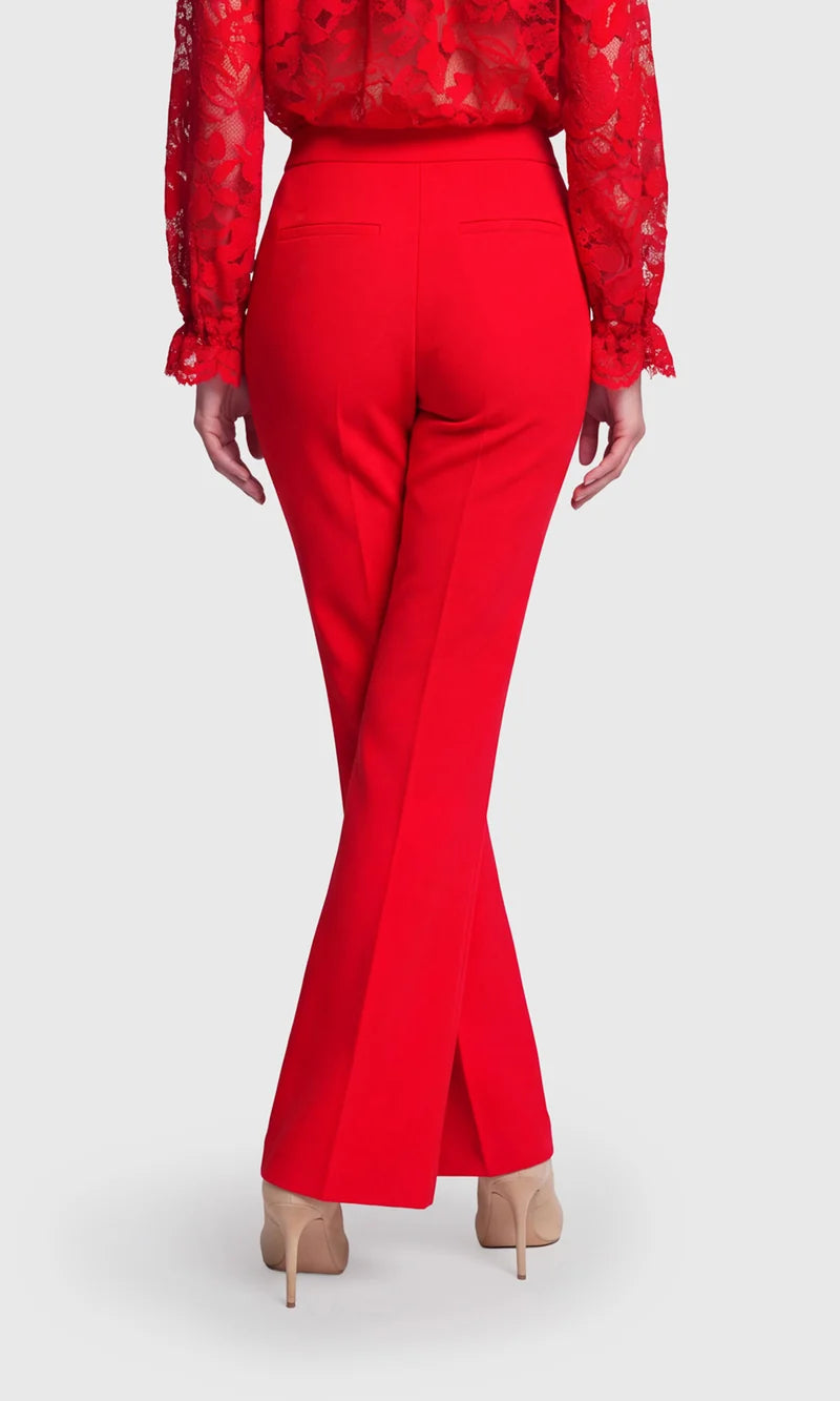 Elise Crepe Pants True Rouge - Generation Love