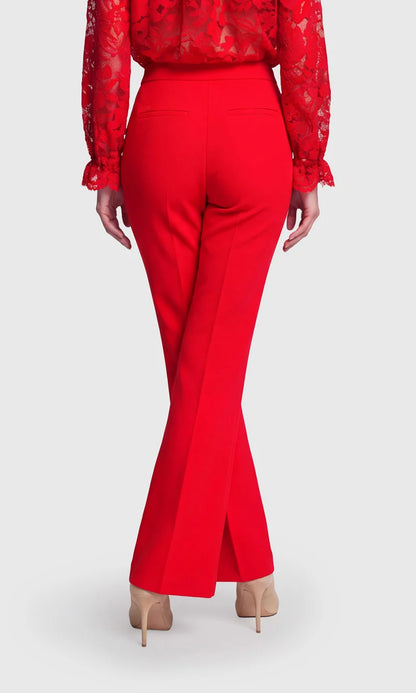 Elise Crepe Pants True Rouge - Generation Love