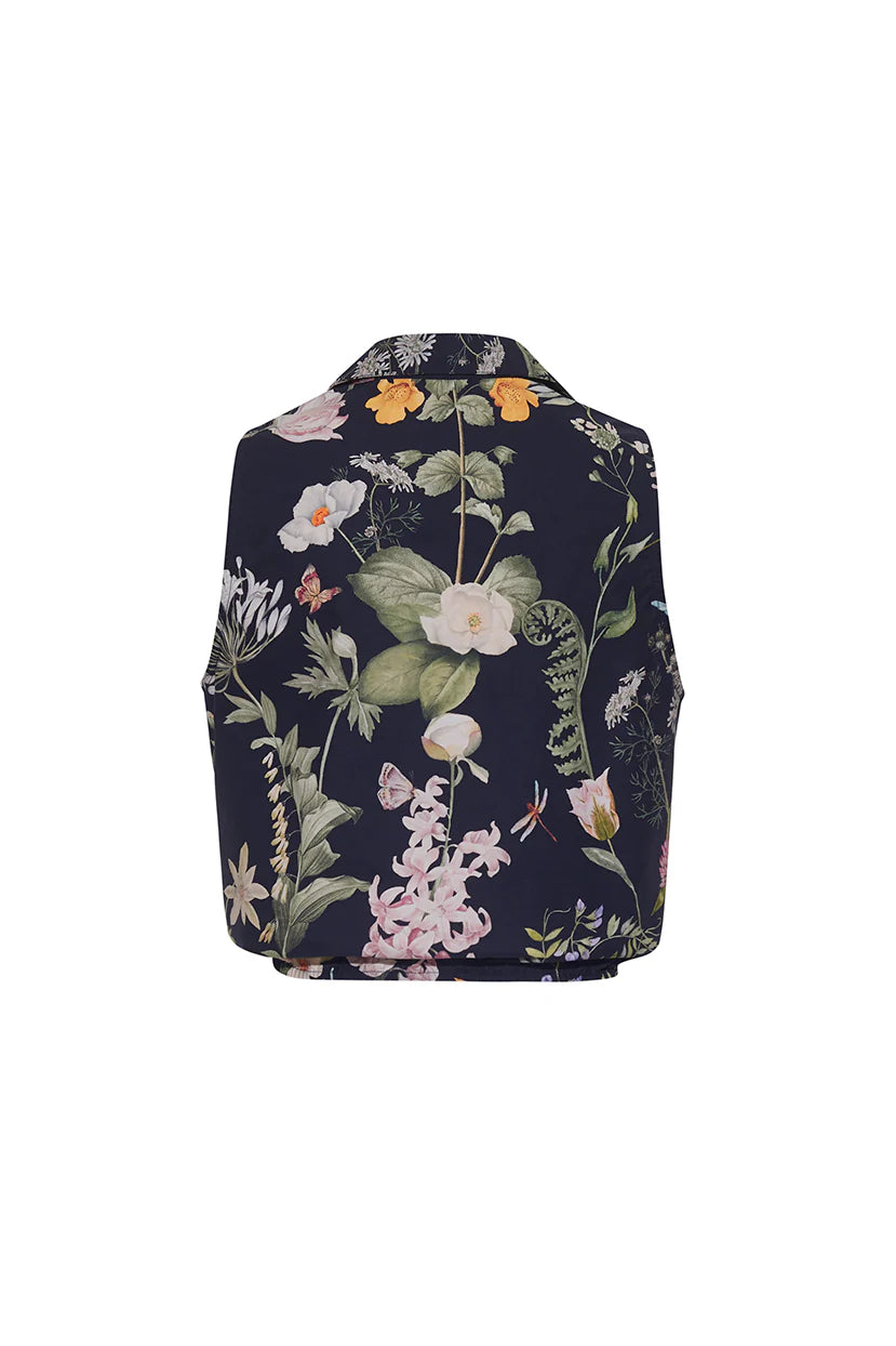 Highland Top Bloomsfield Navy - Cara Cara