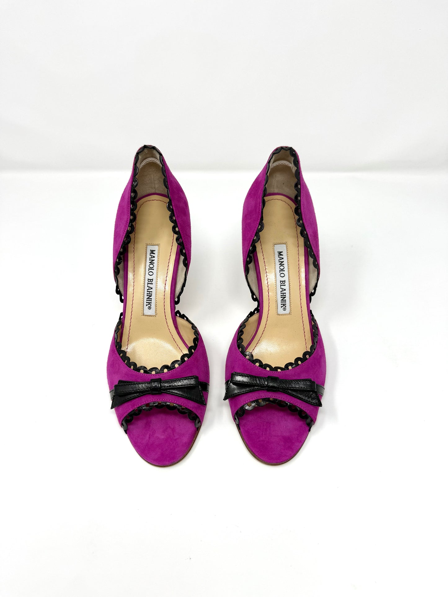 Suede d'Orsay Pumps - Manolo Blahnik