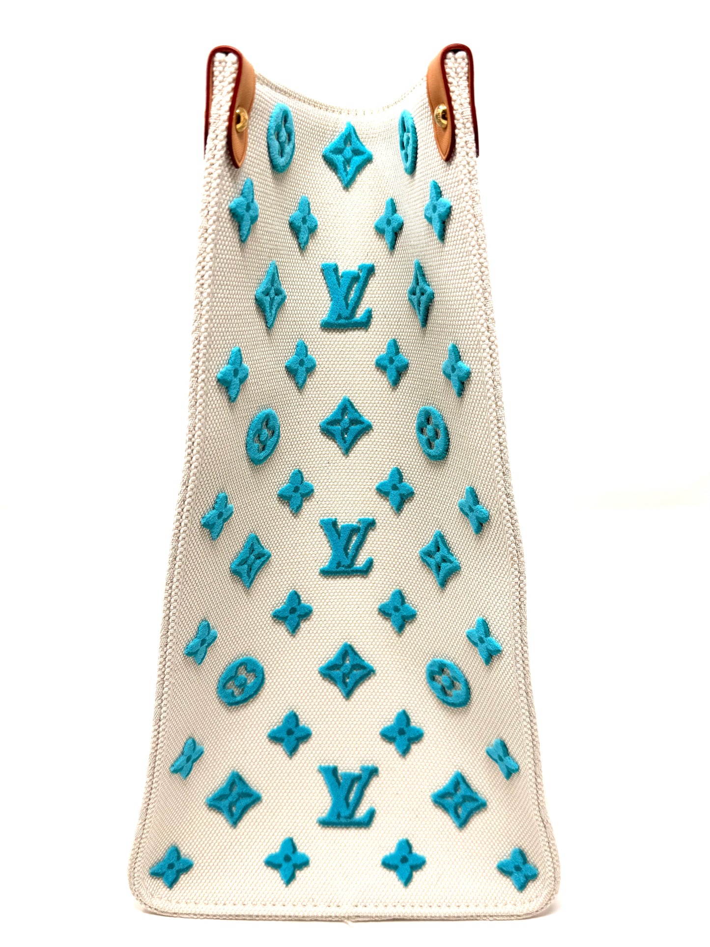OnTheGo GM Miami Jacquard Tote Beige - Louis Vuitton