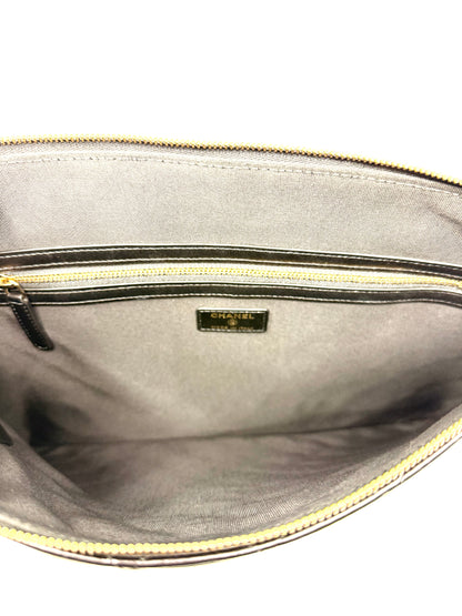 Quilted Laptop Pouch Black - Chanel