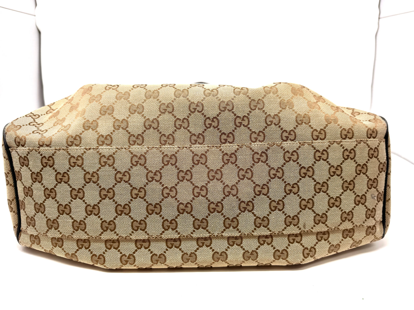 GG Sukey Large Canvas Tote Brown - Gucci