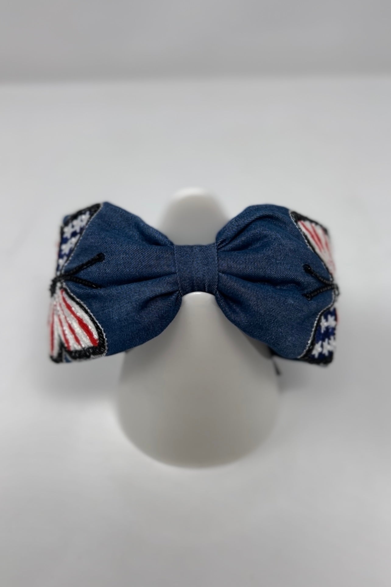All-American Butterfly Headband Denim - Missy Fashion Accessories