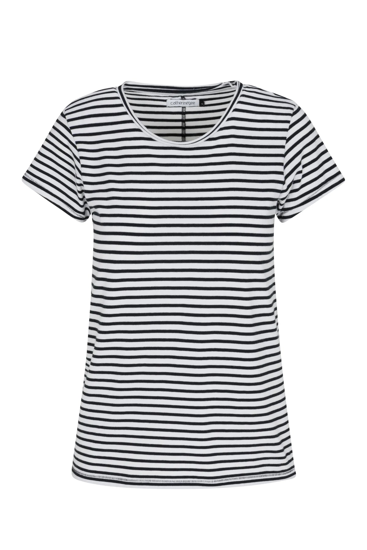 Stripe T-Shirt Black/White - Catherine Gee